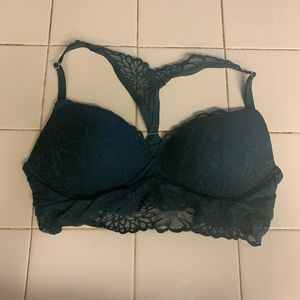 Victoria’s Secret PINK Padded Push Up Bra- Green- Large